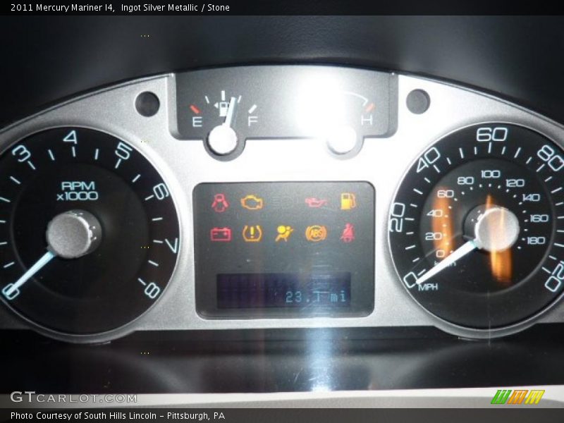 Ingot Silver Metallic / Stone 2011 Mercury Mariner I4