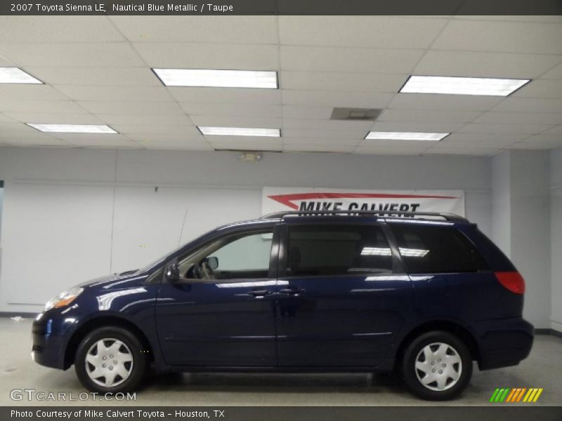 Nautical Blue Metallic / Taupe 2007 Toyota Sienna LE