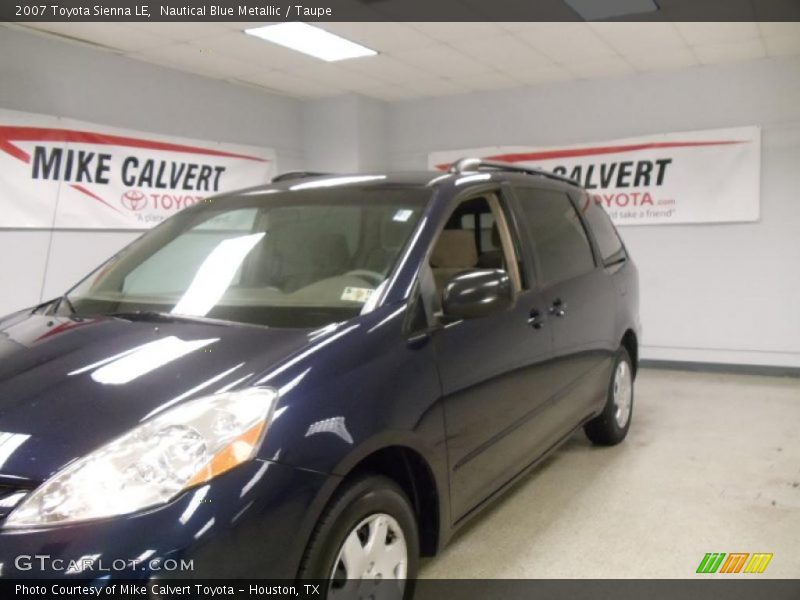 Nautical Blue Metallic / Taupe 2007 Toyota Sienna LE