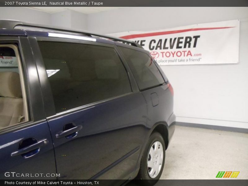 Nautical Blue Metallic / Taupe 2007 Toyota Sienna LE