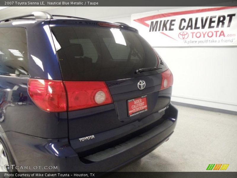 Nautical Blue Metallic / Taupe 2007 Toyota Sienna LE