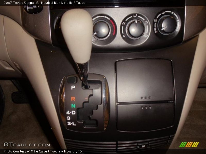 Nautical Blue Metallic / Taupe 2007 Toyota Sienna LE