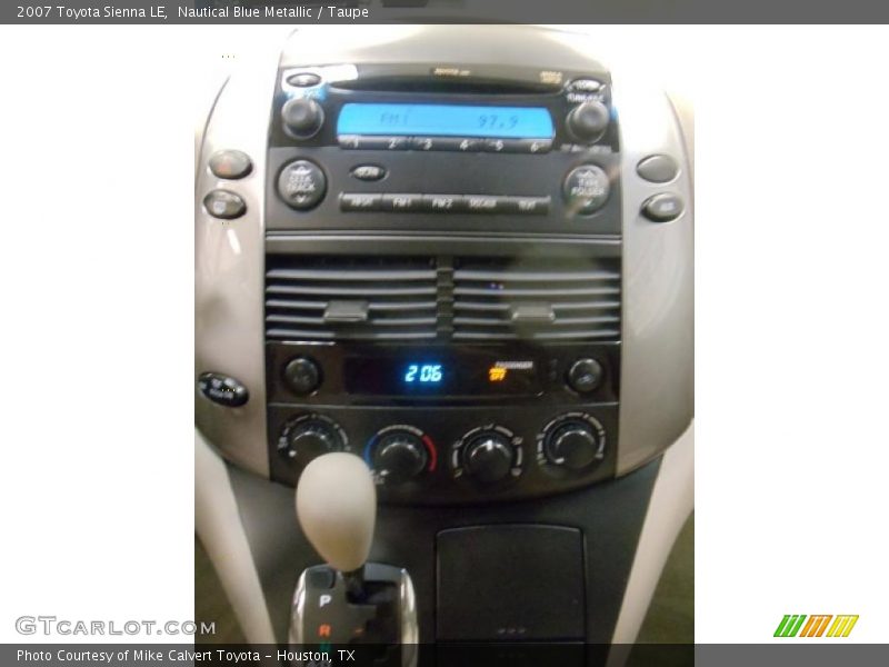 Nautical Blue Metallic / Taupe 2007 Toyota Sienna LE