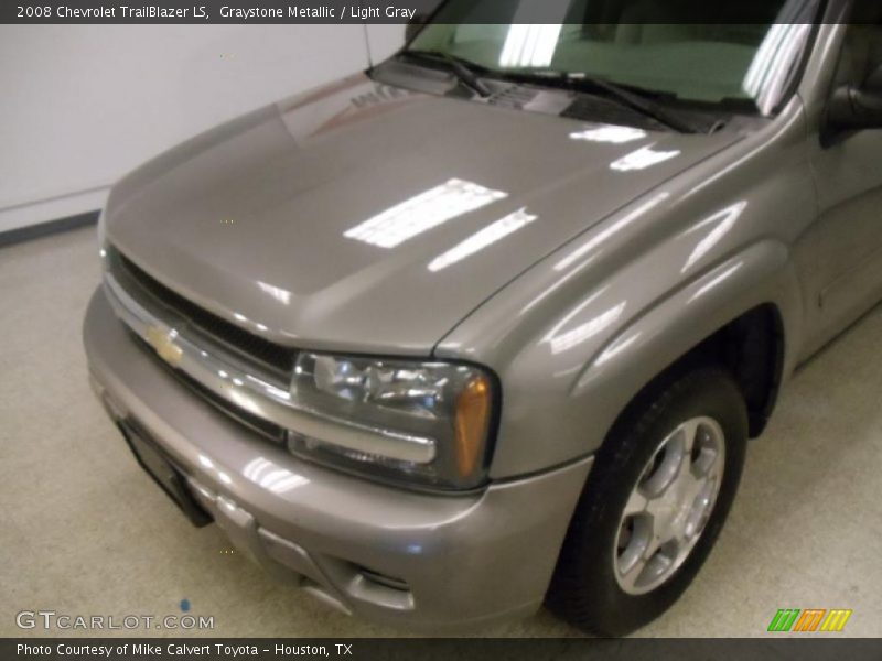 Graystone Metallic / Light Gray 2008 Chevrolet TrailBlazer LS