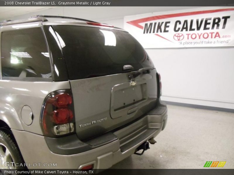 Graystone Metallic / Light Gray 2008 Chevrolet TrailBlazer LS