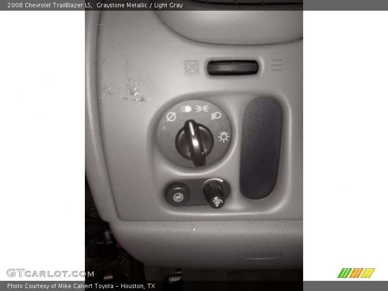 Graystone Metallic / Light Gray 2008 Chevrolet TrailBlazer LS