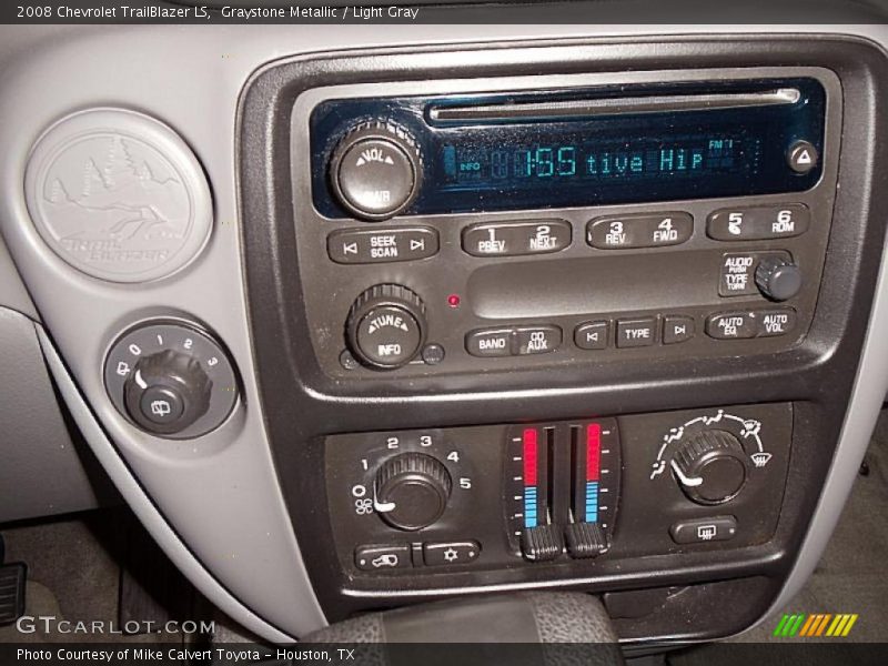 Graystone Metallic / Light Gray 2008 Chevrolet TrailBlazer LS