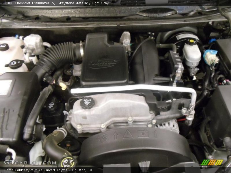 Graystone Metallic / Light Gray 2008 Chevrolet TrailBlazer LS