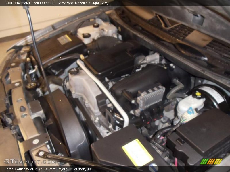 Graystone Metallic / Light Gray 2008 Chevrolet TrailBlazer LS