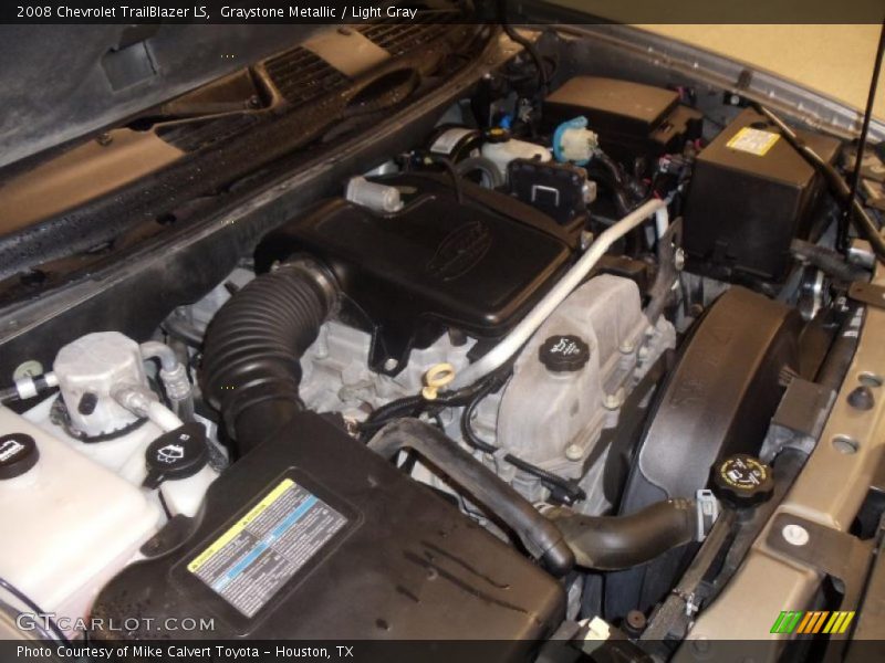 Graystone Metallic / Light Gray 2008 Chevrolet TrailBlazer LS