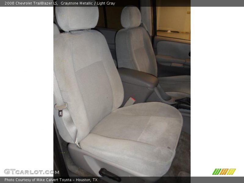 Graystone Metallic / Light Gray 2008 Chevrolet TrailBlazer LS