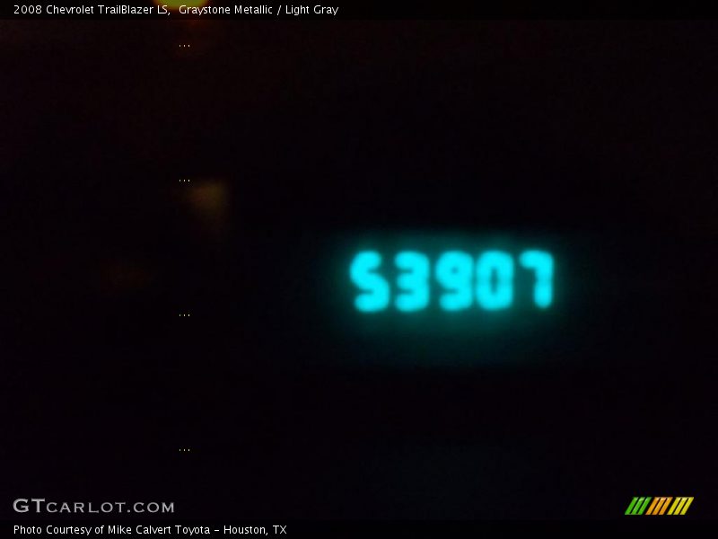 Graystone Metallic / Light Gray 2008 Chevrolet TrailBlazer LS
