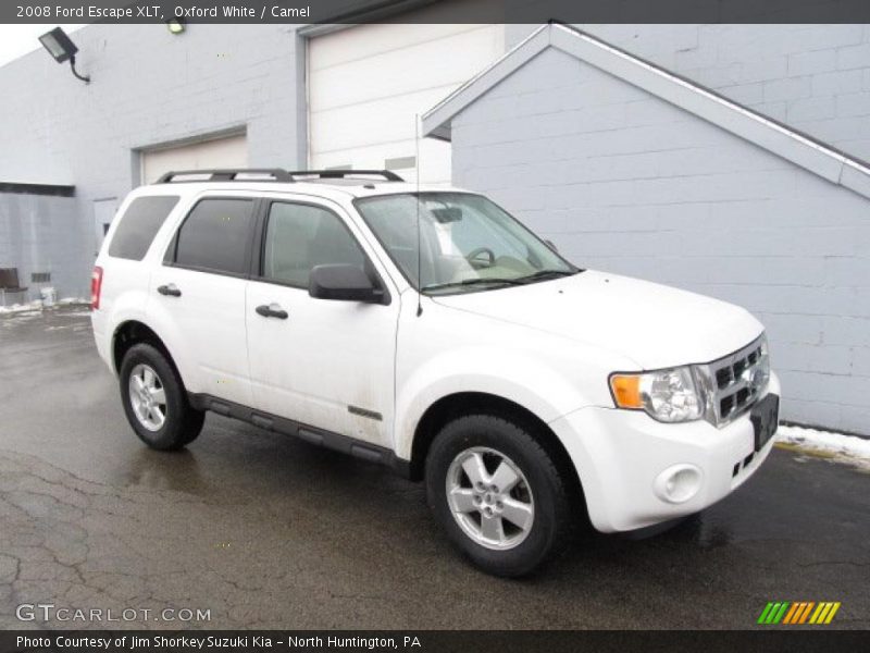 Oxford White / Camel 2008 Ford Escape XLT