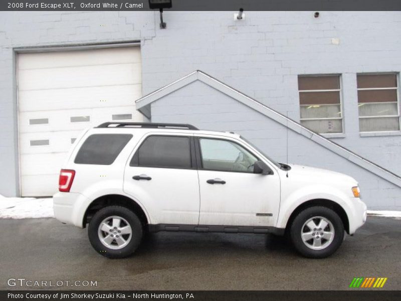 Oxford White / Camel 2008 Ford Escape XLT