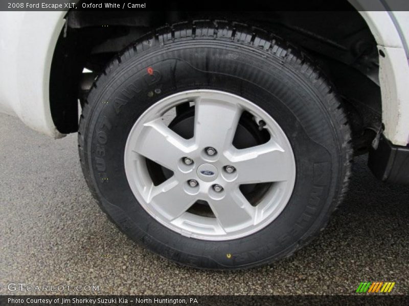 Oxford White / Camel 2008 Ford Escape XLT