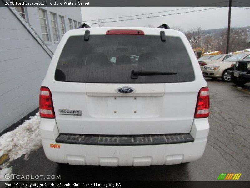 Oxford White / Camel 2008 Ford Escape XLT