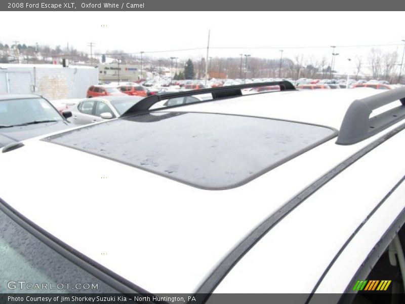 Oxford White / Camel 2008 Ford Escape XLT