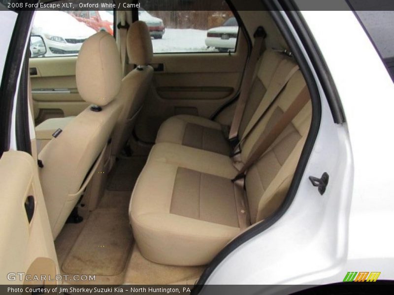 Oxford White / Camel 2008 Ford Escape XLT