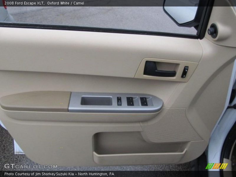Oxford White / Camel 2008 Ford Escape XLT