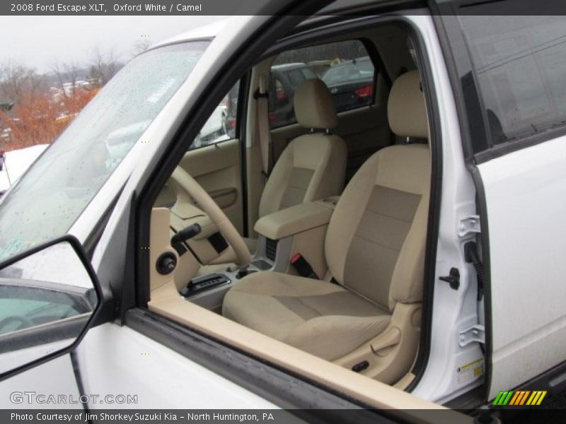 Oxford White / Camel 2008 Ford Escape XLT