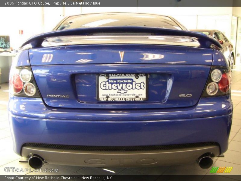 Impulse Blue Metallic / Blue 2006 Pontiac GTO Coupe