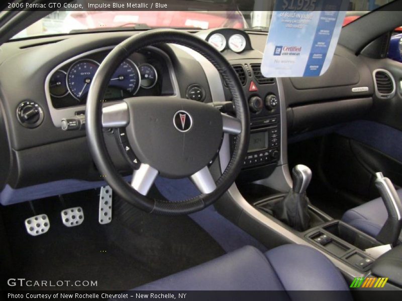 Impulse Blue Metallic / Blue 2006 Pontiac GTO Coupe