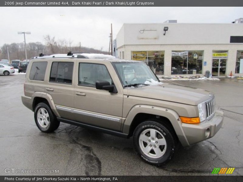 Dark Khaki Pearl / Dark Khaki/Light Graystone 2006 Jeep Commander Limited 4x4