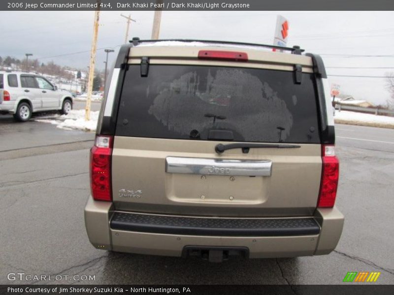 Dark Khaki Pearl / Dark Khaki/Light Graystone 2006 Jeep Commander Limited 4x4