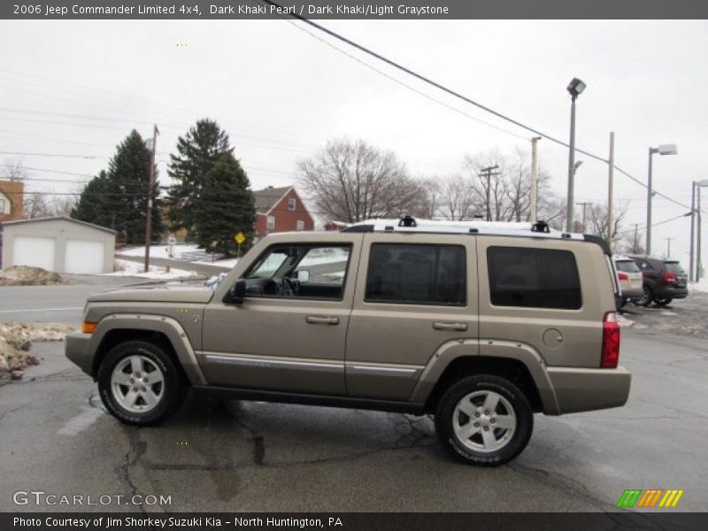 Dark Khaki Pearl / Dark Khaki/Light Graystone 2006 Jeep Commander Limited 4x4