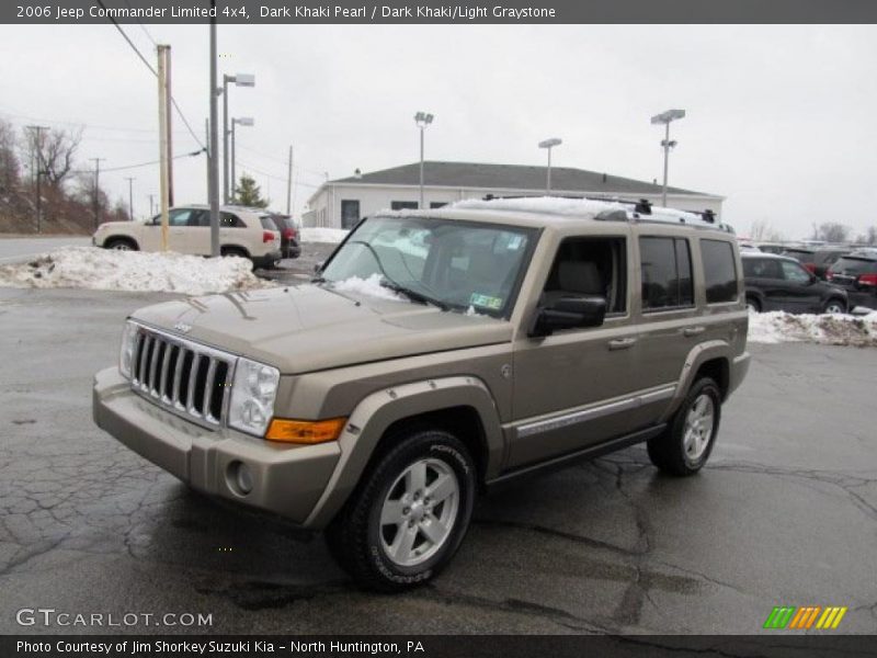 Dark Khaki Pearl / Dark Khaki/Light Graystone 2006 Jeep Commander Limited 4x4