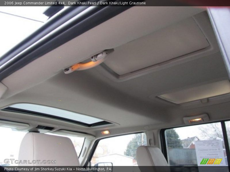 Dark Khaki Pearl / Dark Khaki/Light Graystone 2006 Jeep Commander Limited 4x4