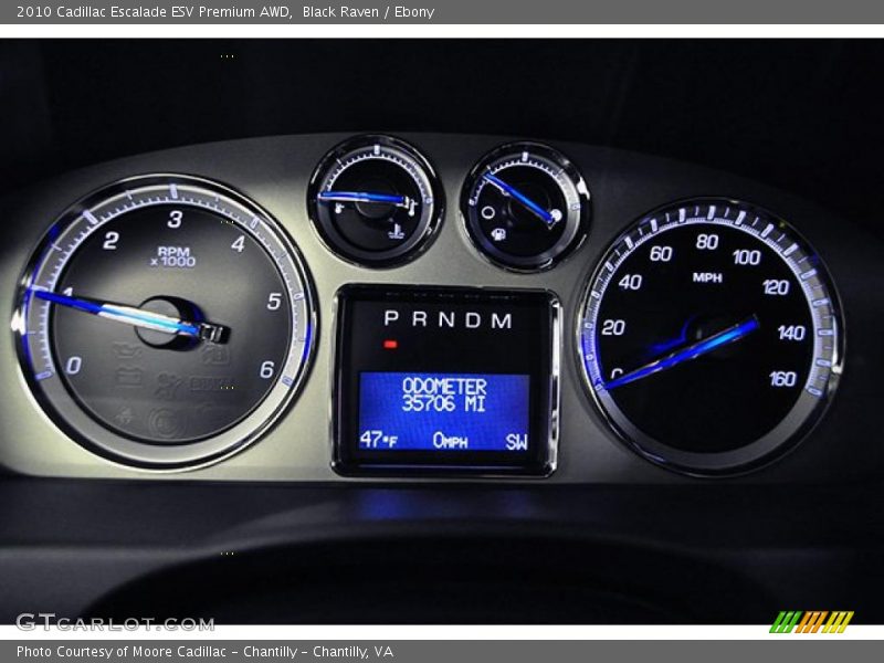 2010 Escalade ESV Premium AWD ESV Premium AWD Gauges