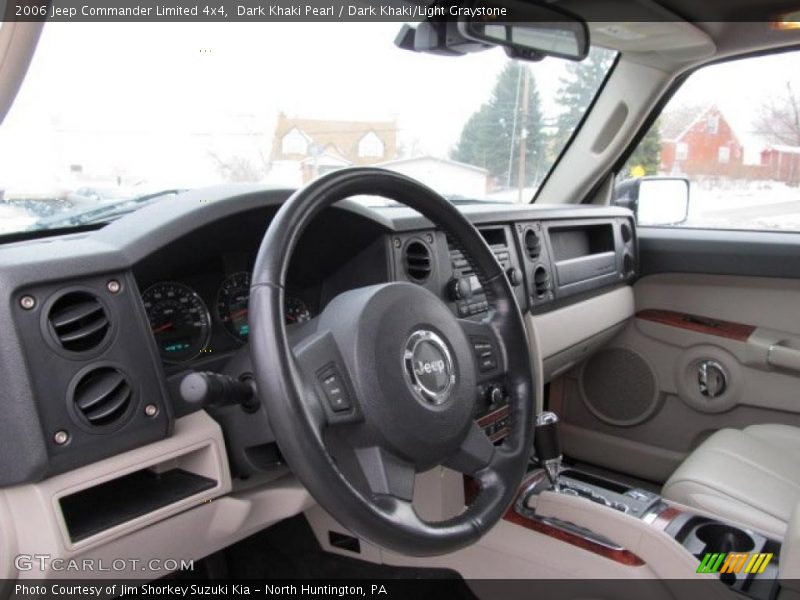 Dark Khaki Pearl / Dark Khaki/Light Graystone 2006 Jeep Commander Limited 4x4