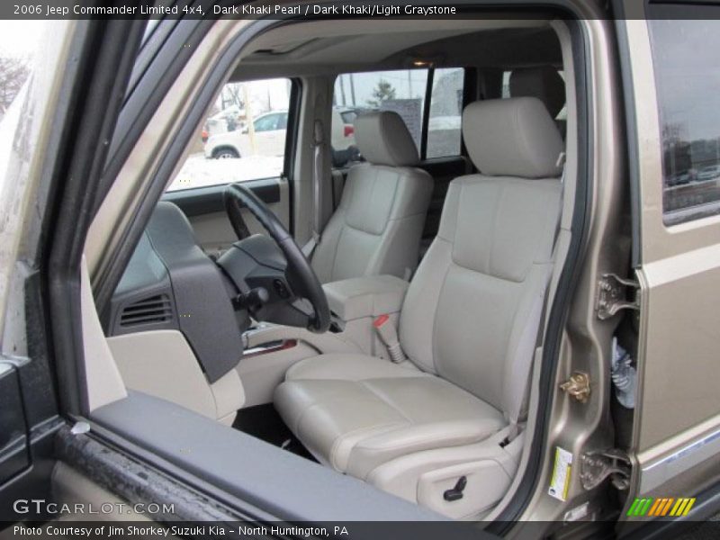 Dark Khaki Pearl / Dark Khaki/Light Graystone 2006 Jeep Commander Limited 4x4