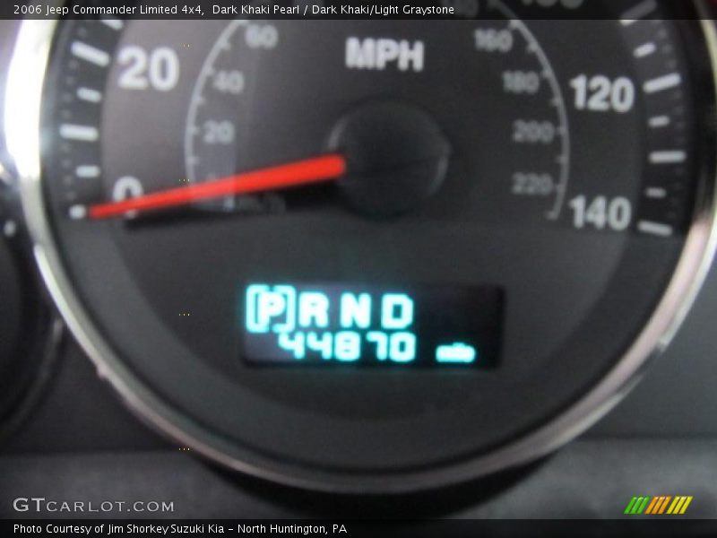 Dark Khaki Pearl / Dark Khaki/Light Graystone 2006 Jeep Commander Limited 4x4