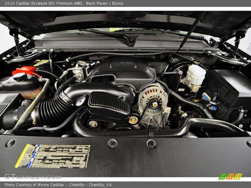  2010 Escalade ESV Premium AWD Engine - 6.2 Liter OHV 16-Valve VVT Flex-Fuel V8