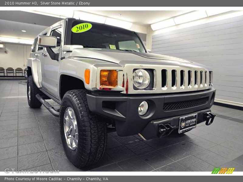 Silver Stone Metallic / Ebony 2010 Hummer H3