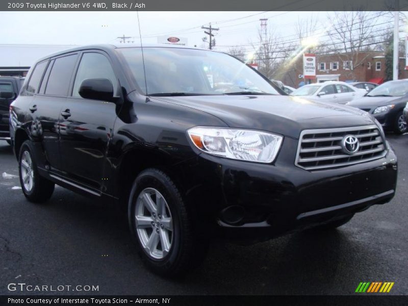 Black / Ash 2009 Toyota Highlander V6 4WD