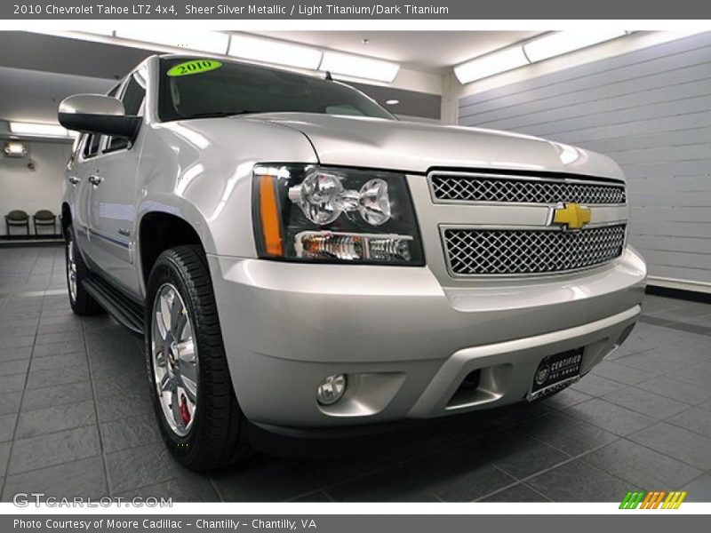 Sheer Silver Metallic / Light Titanium/Dark Titanium 2010 Chevrolet Tahoe LTZ 4x4