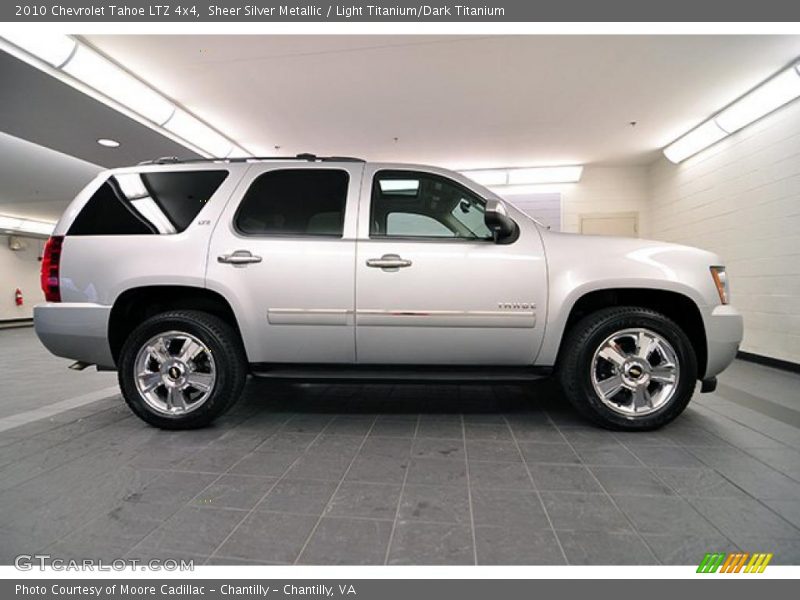 Sheer Silver Metallic / Light Titanium/Dark Titanium 2010 Chevrolet Tahoe LTZ 4x4