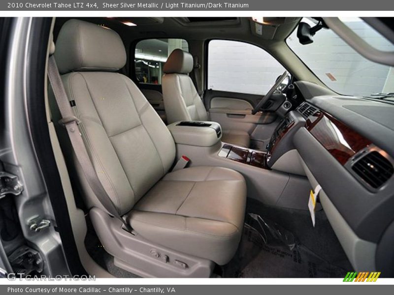 Sheer Silver Metallic / Light Titanium/Dark Titanium 2010 Chevrolet Tahoe LTZ 4x4