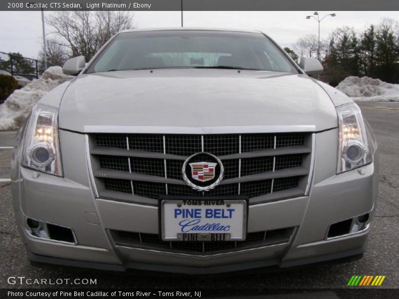 Light Platinum / Ebony 2008 Cadillac CTS Sedan