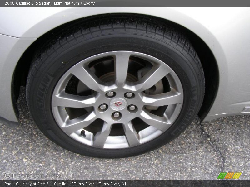 Light Platinum / Ebony 2008 Cadillac CTS Sedan