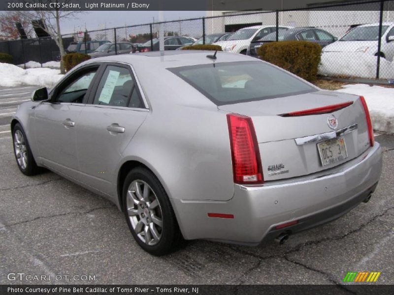 Light Platinum / Ebony 2008 Cadillac CTS Sedan