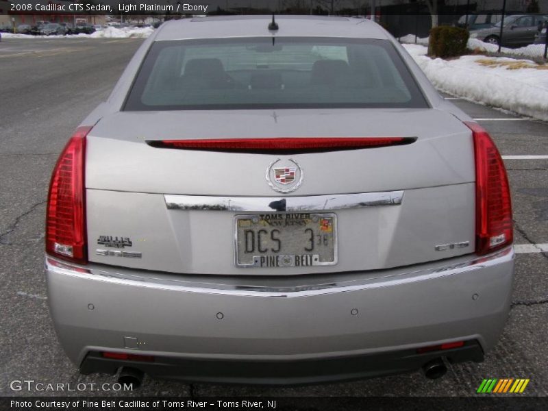Light Platinum / Ebony 2008 Cadillac CTS Sedan