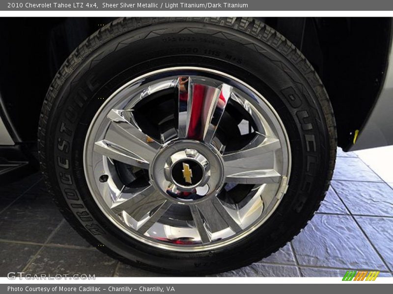 Sheer Silver Metallic / Light Titanium/Dark Titanium 2010 Chevrolet Tahoe LTZ 4x4
