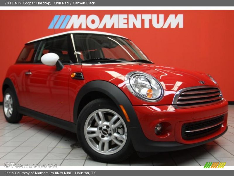 Chili Red / Carbon Black 2011 Mini Cooper Hardtop