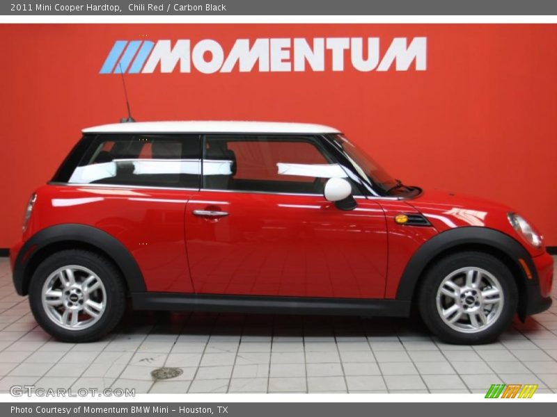 Chili Red / Carbon Black 2011 Mini Cooper Hardtop