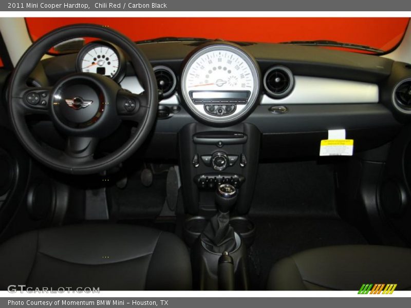Chili Red / Carbon Black 2011 Mini Cooper Hardtop