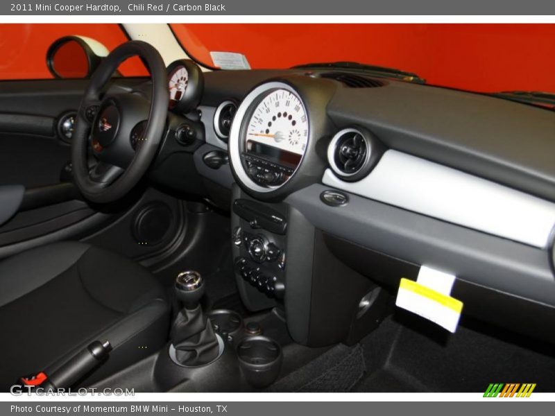 Chili Red / Carbon Black 2011 Mini Cooper Hardtop
